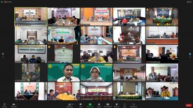 Sosialiasi Seleksi Calon Hakim dari Formasi Anlasi Perkara Peradilan Tahun 2021 secara daring oleh Biro Kepegawaian